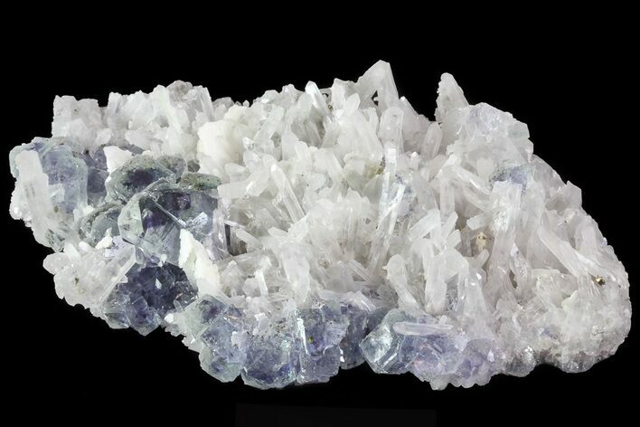 Blue Fluorite, Quartz, Pyrite - Fujian Province, China #31587